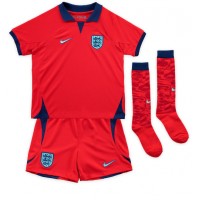 Maglie da calcio Inghilterra Declan Rice #4 Seconda Maglia Bambino Mondiali 2022 Manica Corta (+ Pantaloni corti)